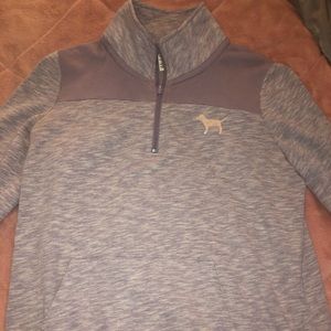 PINK Victoria’s Secret quarter zip up sweater